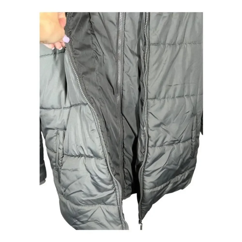 Apple Bottoms Men's Oversized Puffer Parka Fur Hood 1X Tall Y2K Streetwear